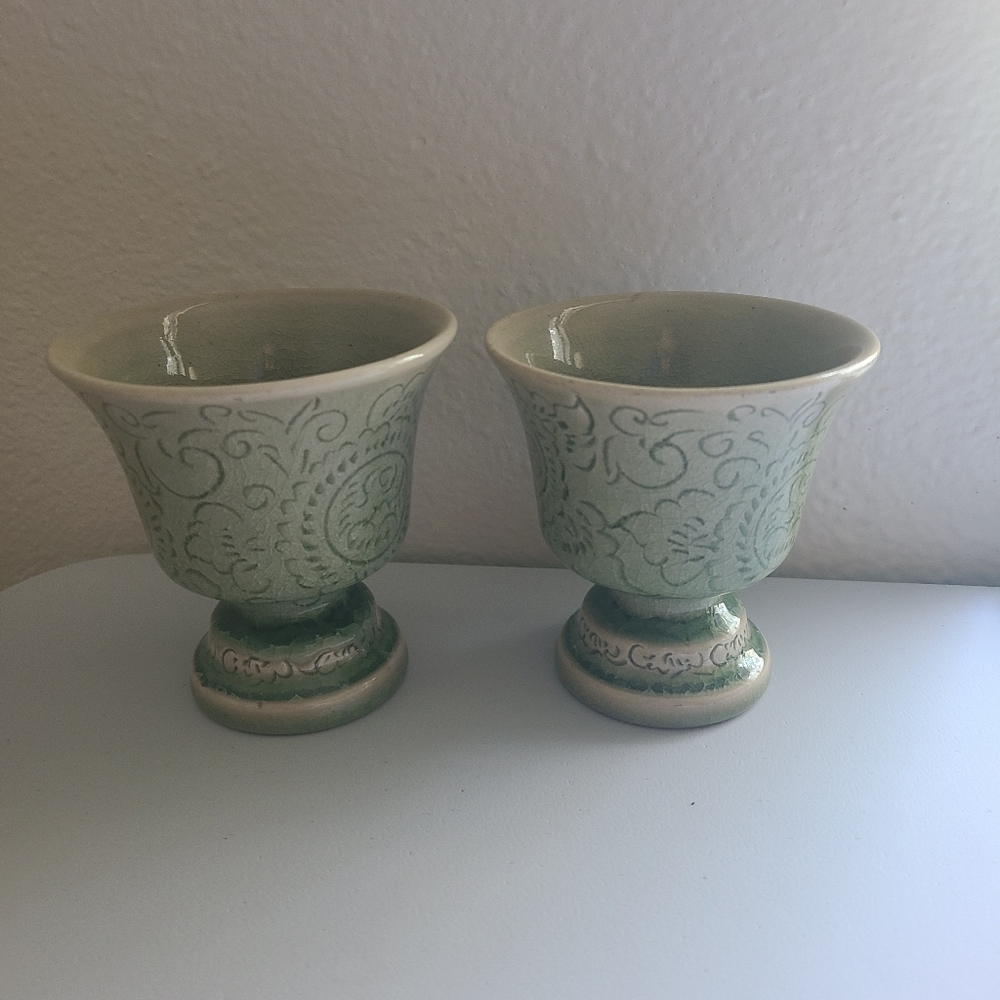 Vintage Thai Celadon Pottery